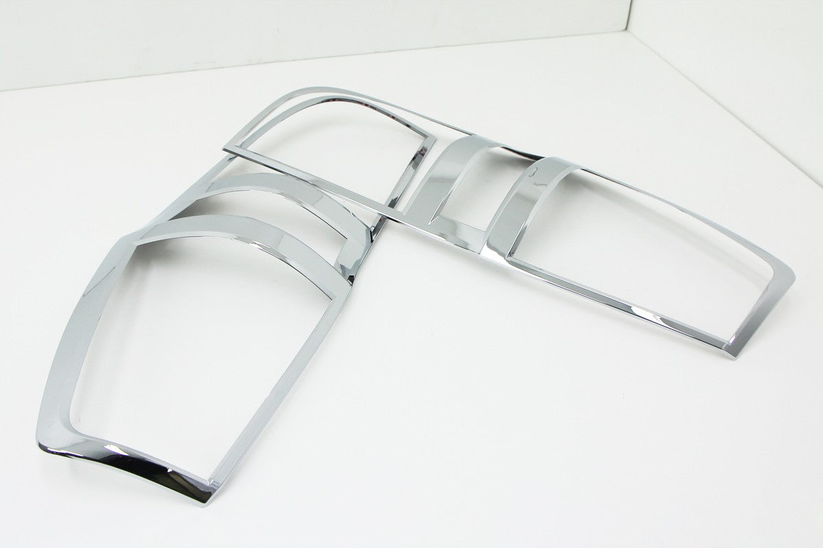 Auto Clover Chrome Tail Light Cover Trim Set for Hyundai i800 2008 - 2017