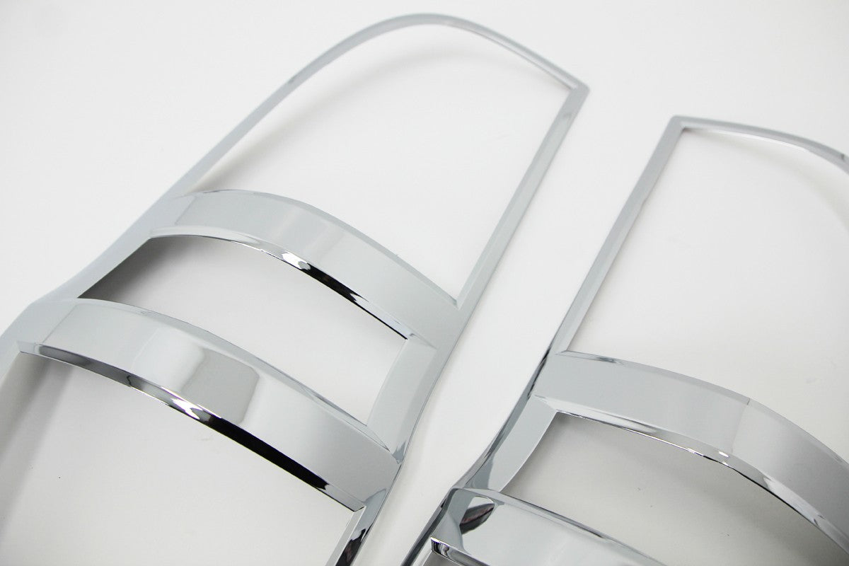 Auto Clover Chrome Tail Light Cover Trim Set for Hyundai i800 2008 - 2017