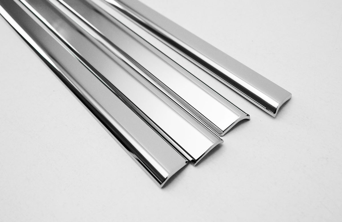 Auto Clover Chrome Side Window Frame Trim Cover Set for Kia Sportage 2005 - 2010