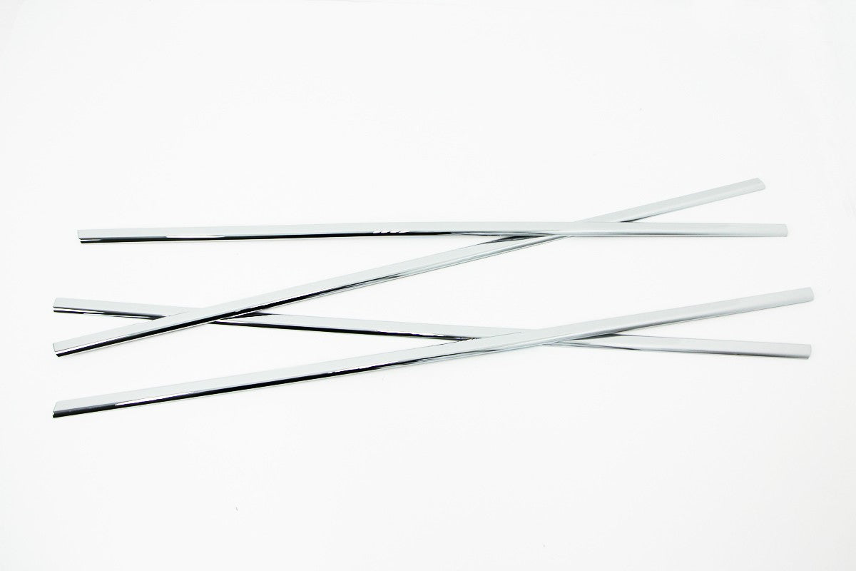 Auto Clover Chrome Side Window Trim Set for Jeep Renegade 2014+