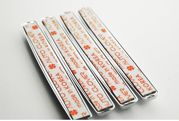 Auto Clover Universal Chrome Car / Van Door Guard Edge Protector 11cm Type 1