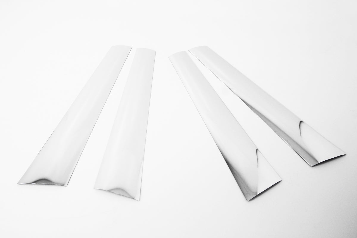 Auto Clover PVC Chrome B Pillar Sticker Trim Set for Hyundai Tucson 2015 - 2020