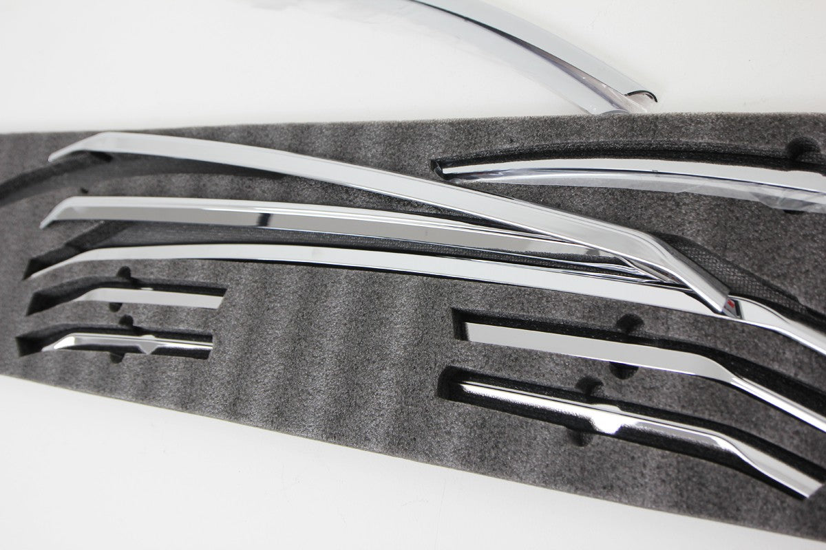 Auto Clover Chrome Grille Cover Trim Set for Audi A6 2011 - 2018