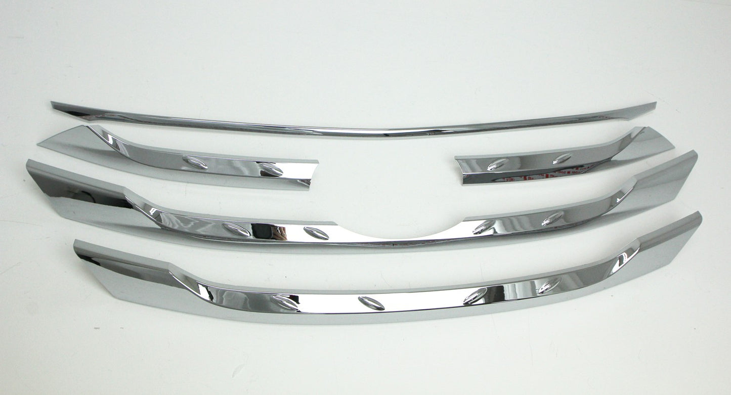 Auto Clover Chrome Grill Trim set for Hyundai Santa Fe 2013 - 2015