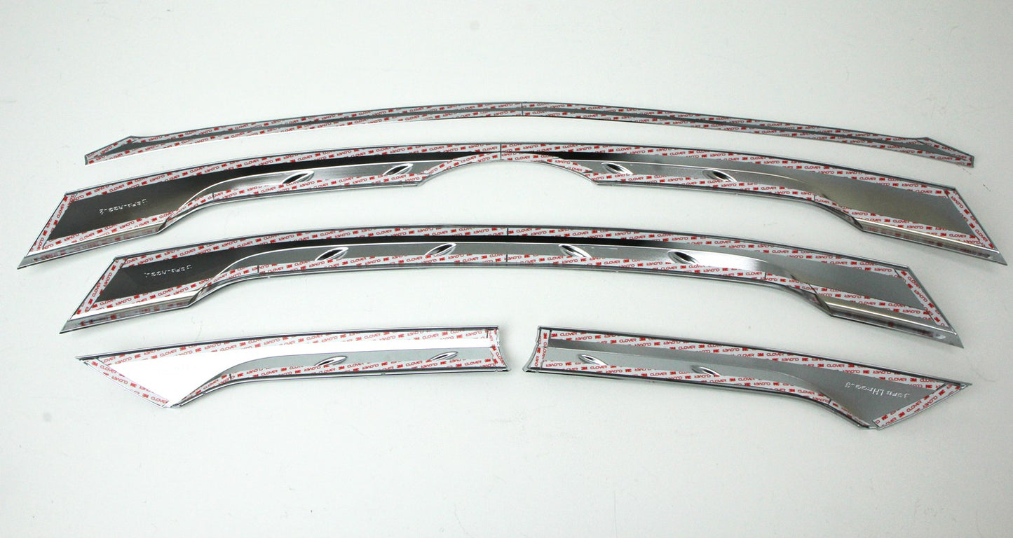 Auto Clover Chrome Grill Trim set for Hyundai Santa Fe 2013 - 2015