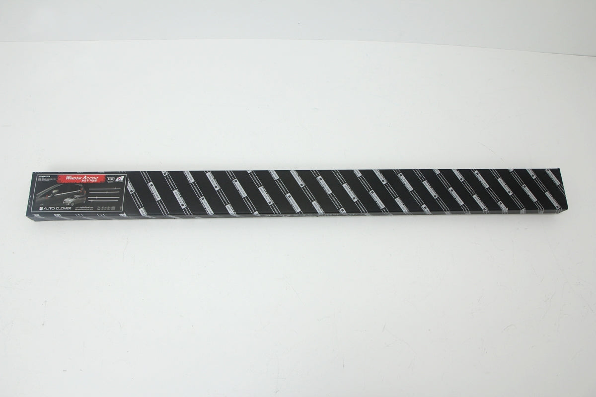 Auto Clover Chrome Side Door Window Frame Trim Set for the Kia Carens 2013+