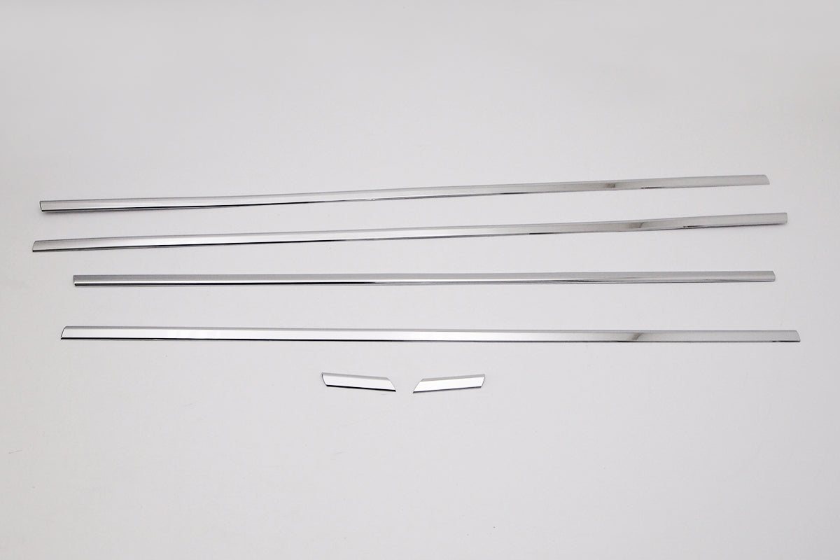 Auto Clover Chrome Side Window Rubber Cover Trim Set for Hyundai Ioniq 2016+