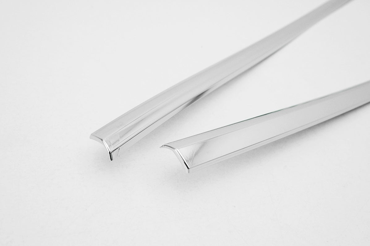 Auto Clover Chrome Side Window Rubber Trim Set for Mazda 2 2014+