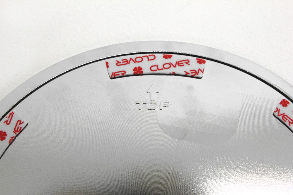 Auto Clover Chrome Fuel Cap Door Cover Trim for Hyundai Santa Fe 2013 - 2018