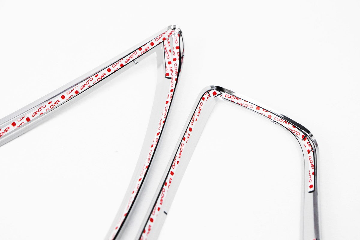 Auto Clover Chrome Rear Tail Light Covers Trim Set for Kia Sportage 2010 - 2015