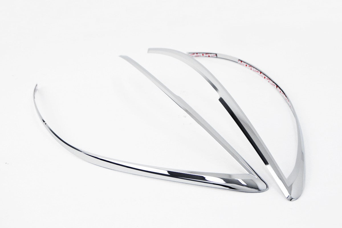 Auto Clover Chrome Rear Tail Light Covers Trim Set for Kia Sportage 2010 - 2015