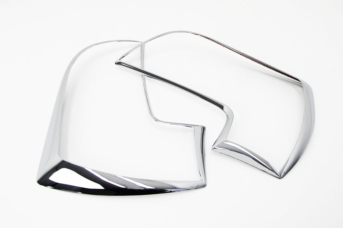 Auto Clover Chrome Tail Light Trim Covers Set for Kia Picanto 2012 - 2016