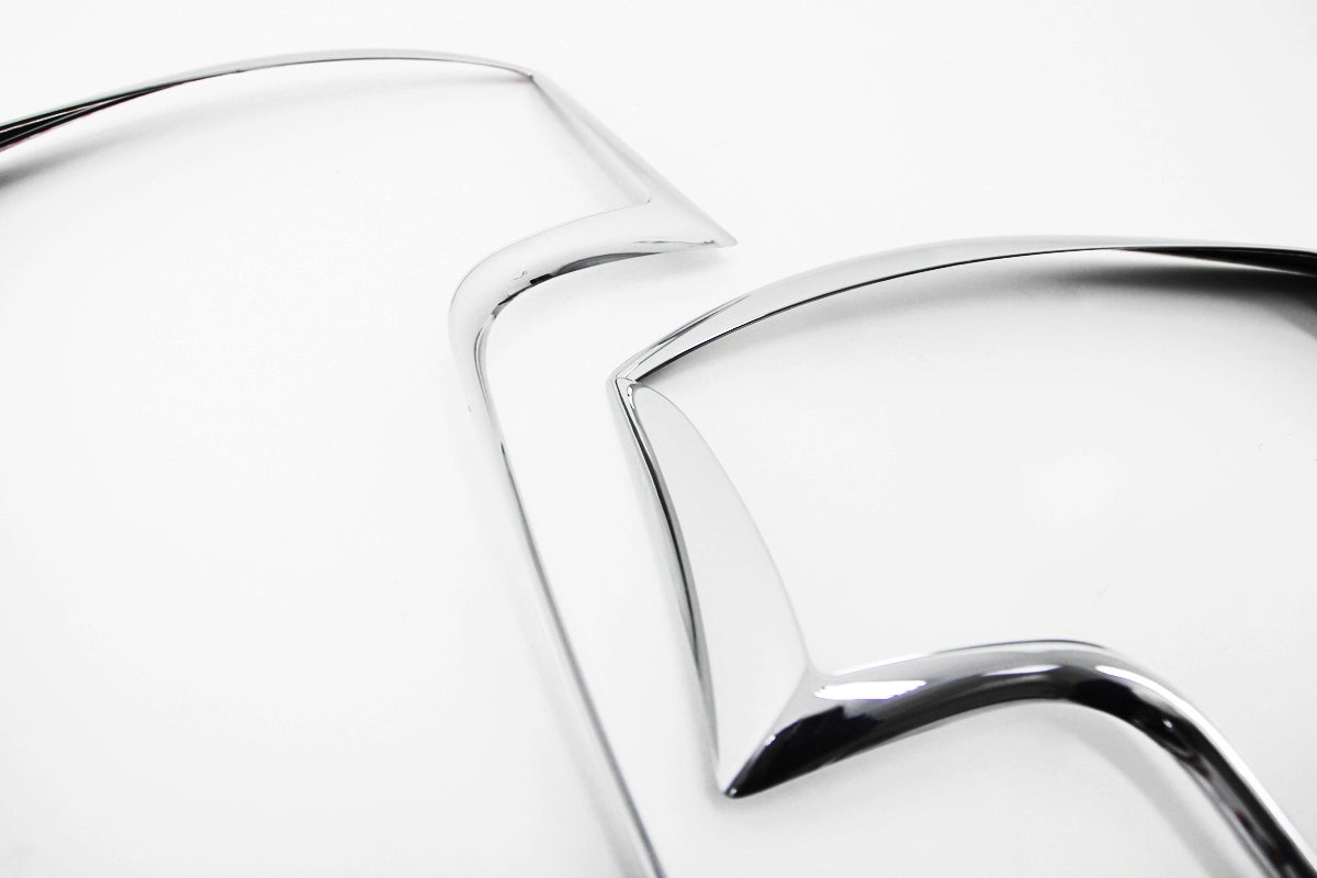 Auto Clover Chrome Tail Light Trim Covers Set for Kia Picanto 2012 - 2016