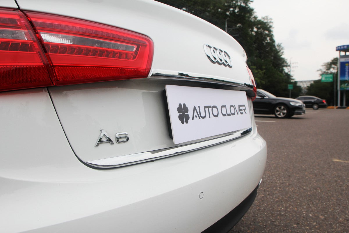 Auto Clover Chrome Boot Trunk Trim Set for Audi A6 2011 - 2018