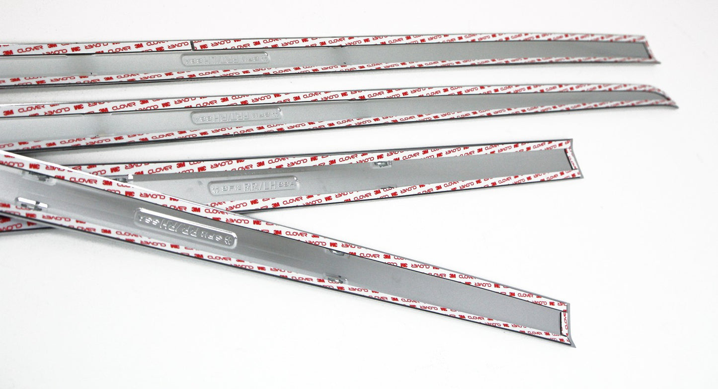 Auto Clover Chrome Side Door Trim Set for Hyundai Santa Fe 2013 - 2018