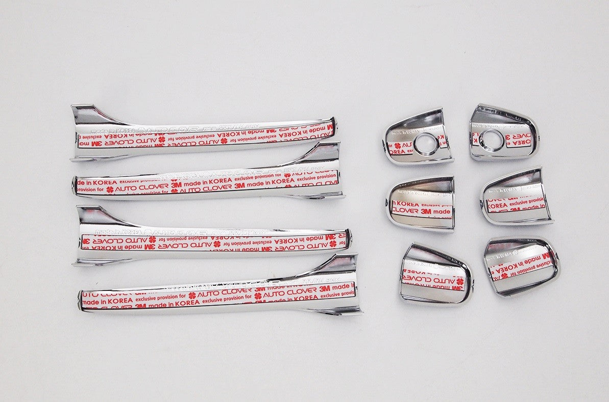 Auto Clover Chrome Exterior Door Handle Trim Cover for Kia Sorento 2003 - 2009