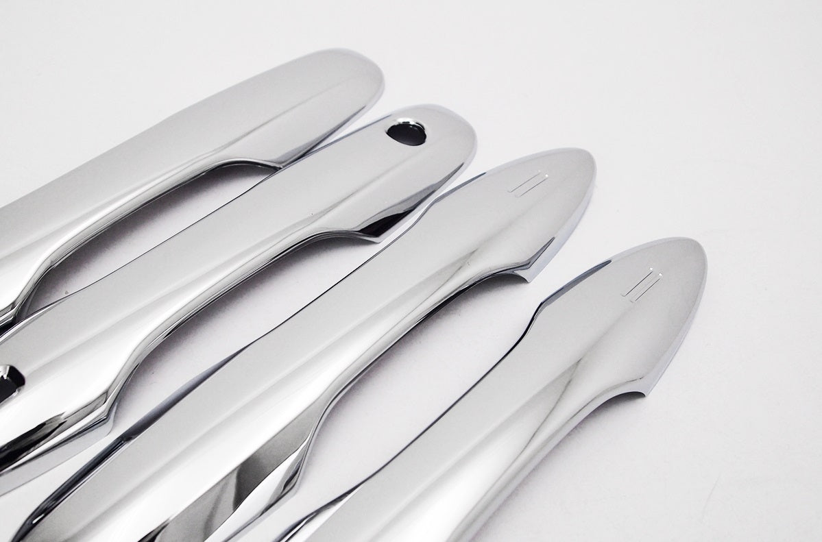 Auto Clover Chrome Exterior Door Handle Covers Trim for Toyota Prius 2016+
