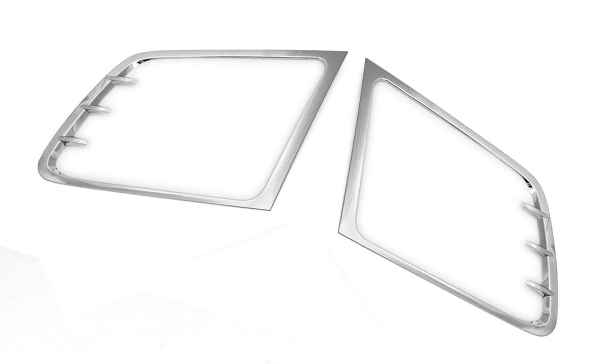 Auto Clover Chrome C Pillar Cover Trim Set for Hyundai Santa Fe 2001 - 2006