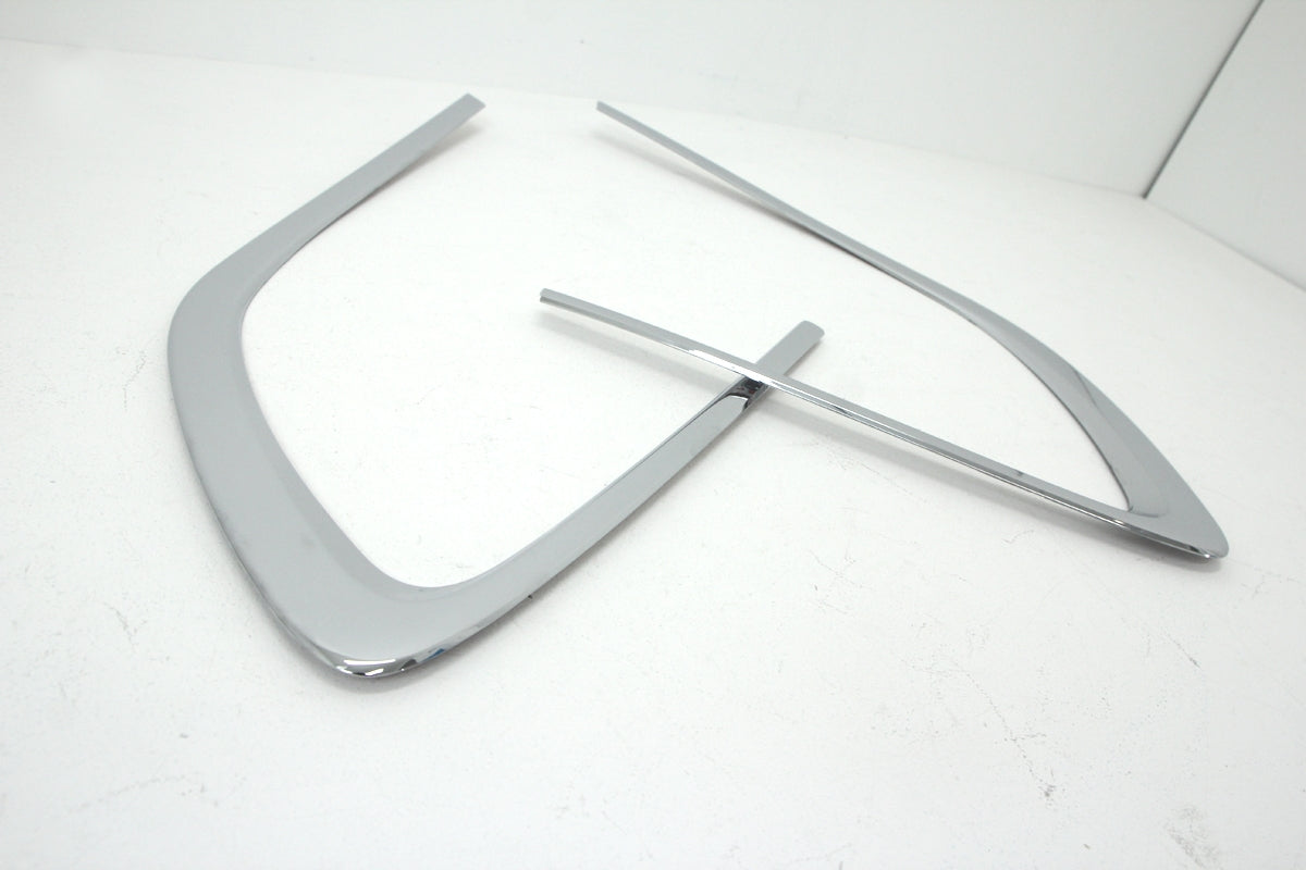 Auto Clover Chrome C Pillar Cover Trim Set for Kia Carens 2013+