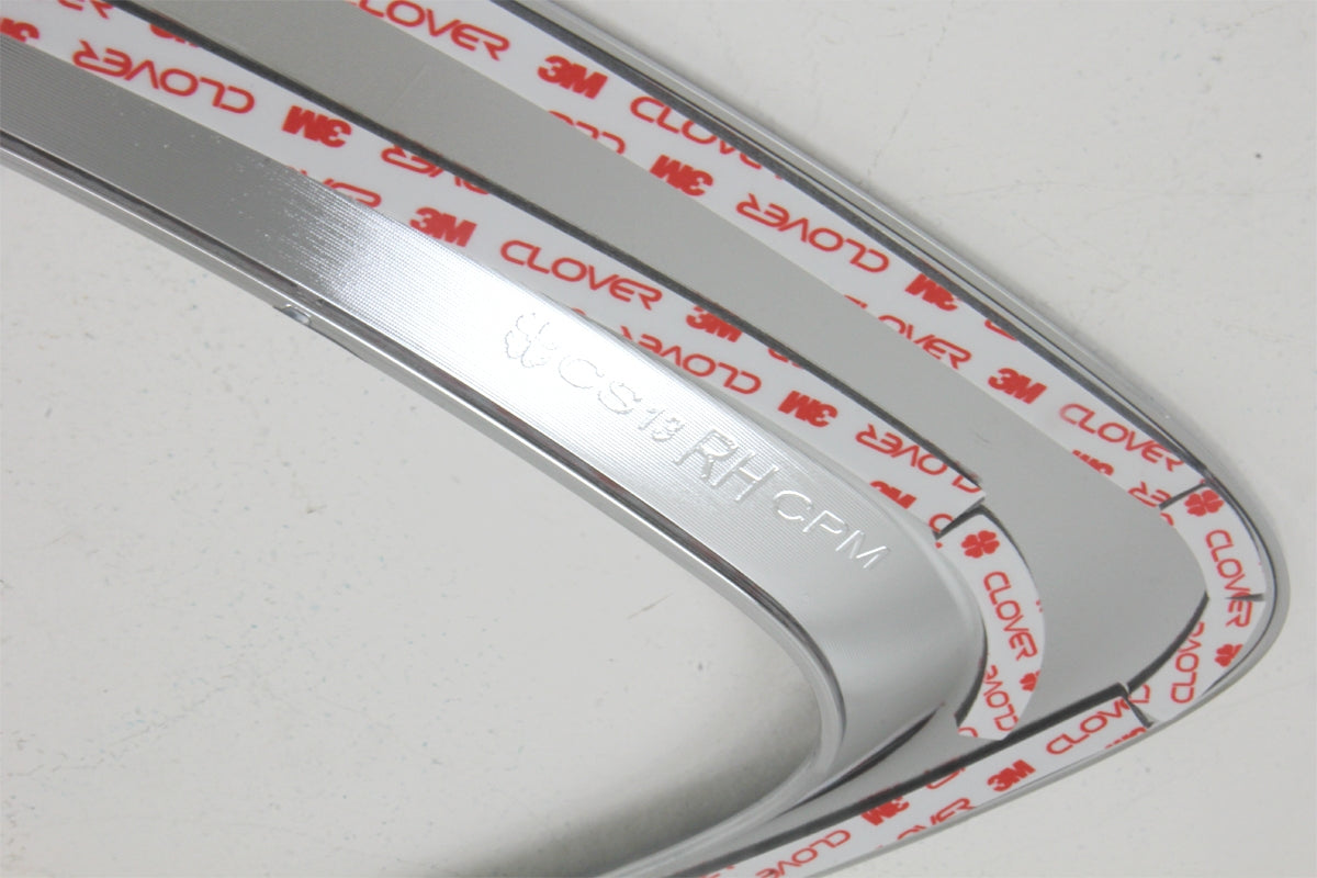 Auto Clover Chrome C Pillar Cover Trim Set for Kia Carens 2013+