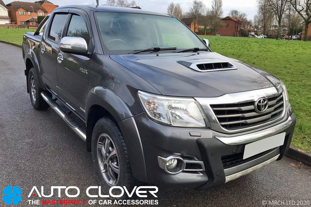 Auto Clover Wind Deflectors Set for Toyota Hilux 2005 - 2015 (4 pieces)