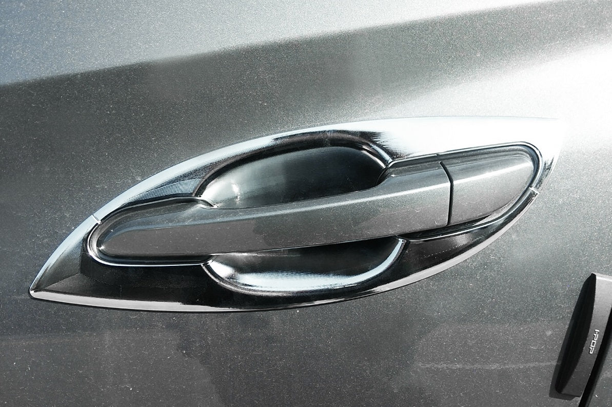 Auto Clover Chrome Door Handle Bowl Trim Set for Hyundai Tucson 2015 - 2020