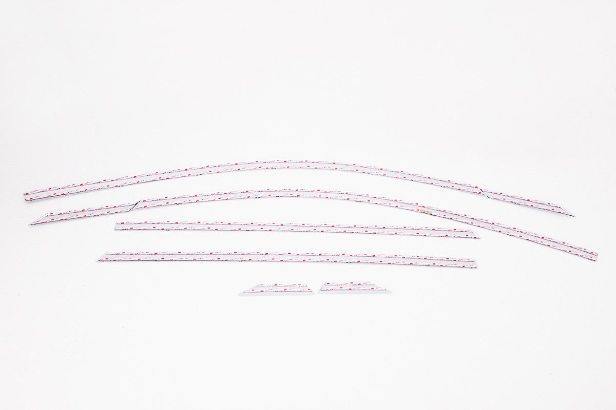 Auto Clover Chrome Side Window Top Frame Trim Set for Hyundai Tucson 2015 - 2020