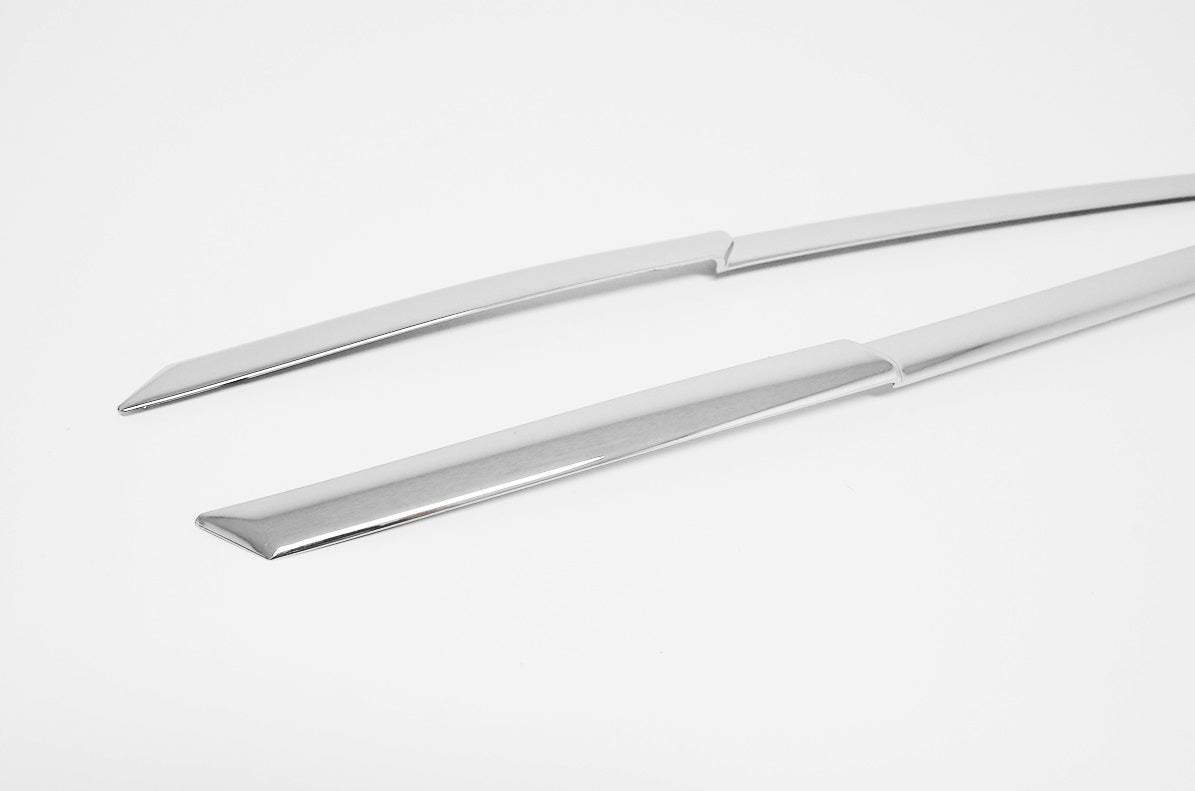 Auto Clover Chrome Side Door Top Frame Window Trim Set for Kia Picanto 2017+