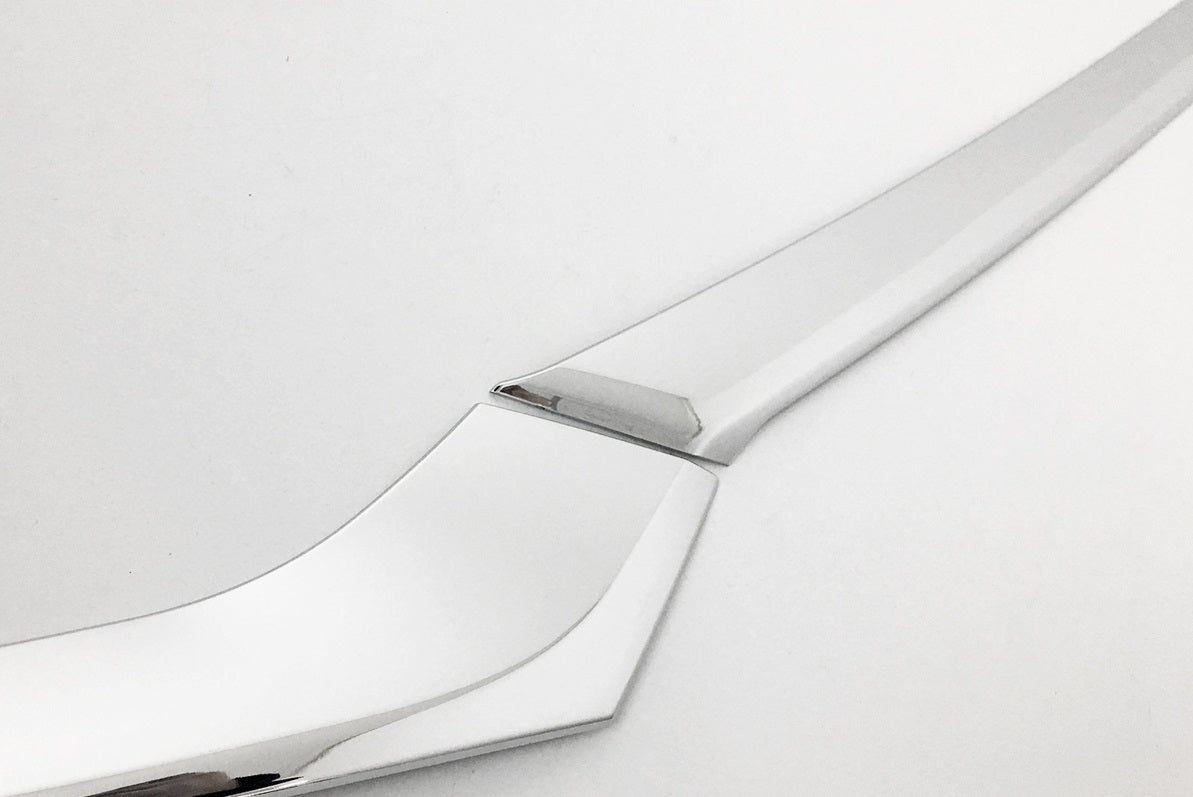 Auto Clover Chrome Front Bumper/ Headlight Trim for Hyundai Santa Fe 2019 - 2021