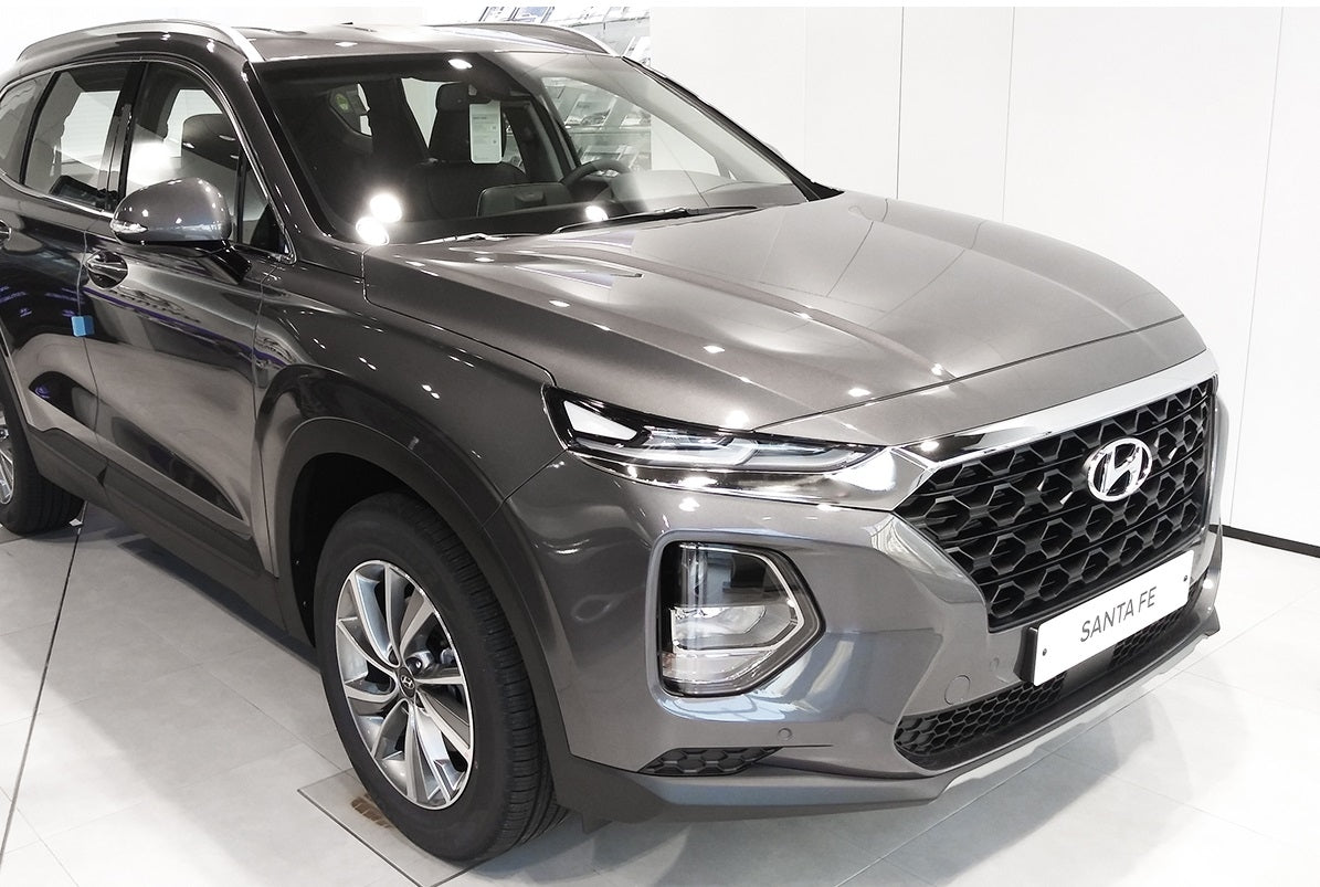 Auto Clover Chrome Front Bumper/ Headlight Trim for Hyundai Santa Fe 2019 - 2021