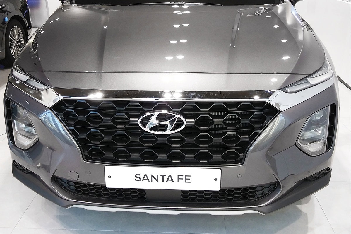 Auto Clover Chrome Front Bumper/ Headlight Trim for Hyundai Santa Fe 2019 - 2021