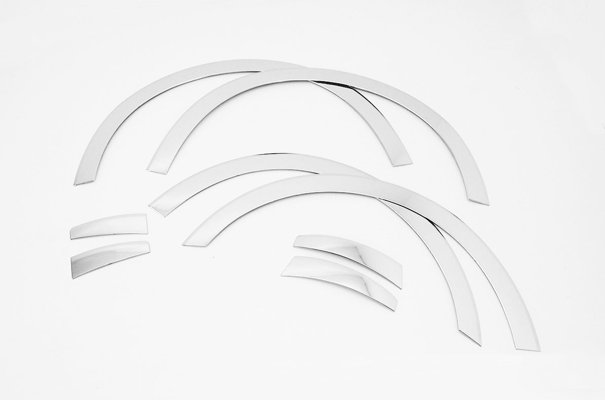Auto Clover Chrome Fender Wheel Arch Trim Set for Ssangyong Tivoli 2014+