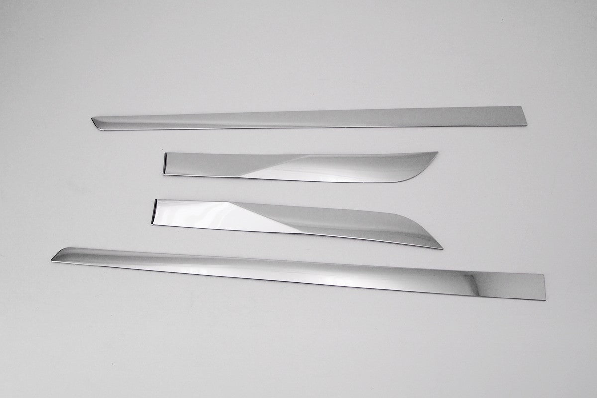Auto Clover Chrome Side Door Trim Set for Toyota Prius 2016 - 2024