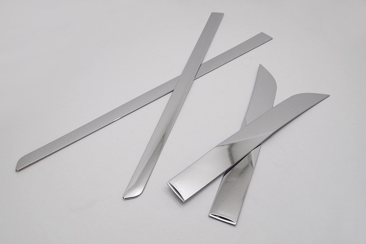 Auto Clover Chrome Side Door Trim Set for Toyota Prius 2016 - 2024