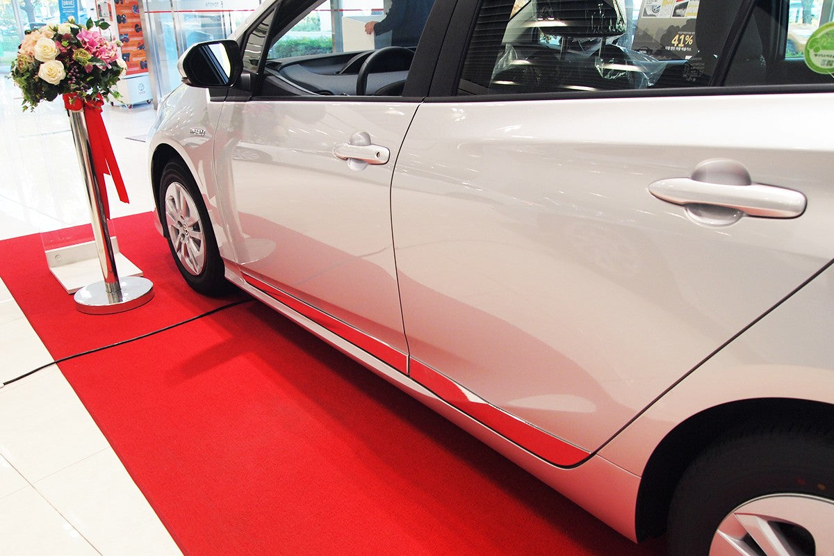 Auto Clover Chrome Side Door Trim Set for Toyota Prius 2016 - 2024