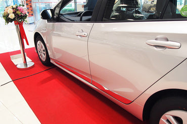 Auto Clover Chrome Side Door Trim Set for Toyota Prius 2016 - 2024