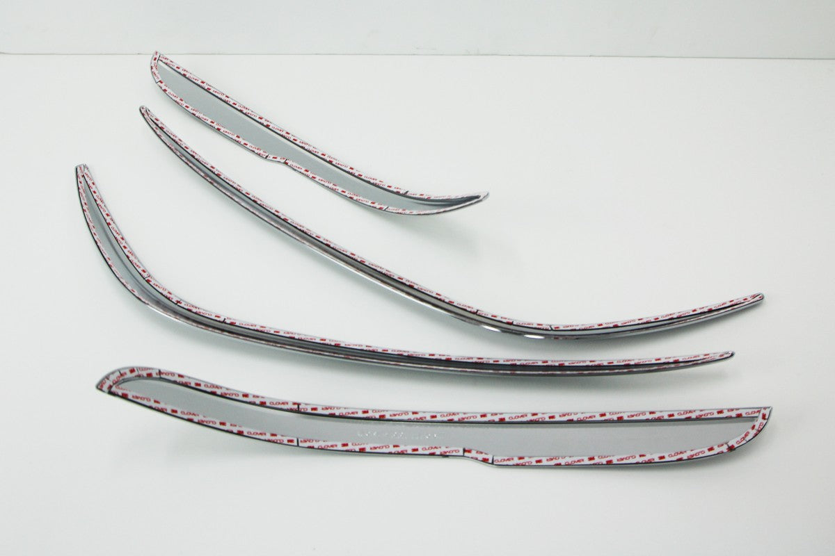 Auto Clover Chrome Front and Rear Bumper Trim Set for Honda CRV 2012 - 2014