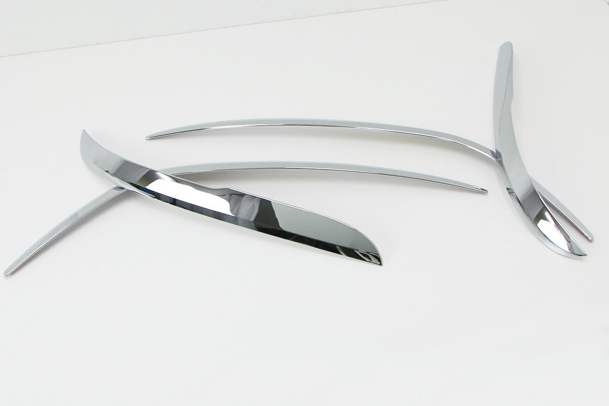 Auto Clover Chrome Front and Rear Bumper Trim Set for Honda CRV 2012 - 2014