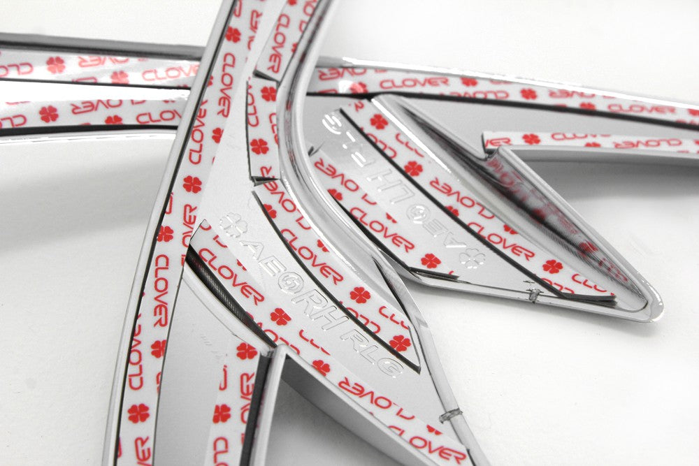 Auto Clover Chrome Tail Light Trim Set for Chevrolet Aveo 2011+