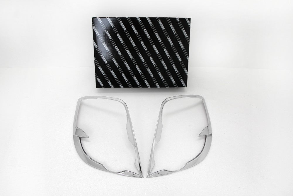 Auto Clover Chrome Tail Light Trim Set for Chevrolet Aveo 2011+
