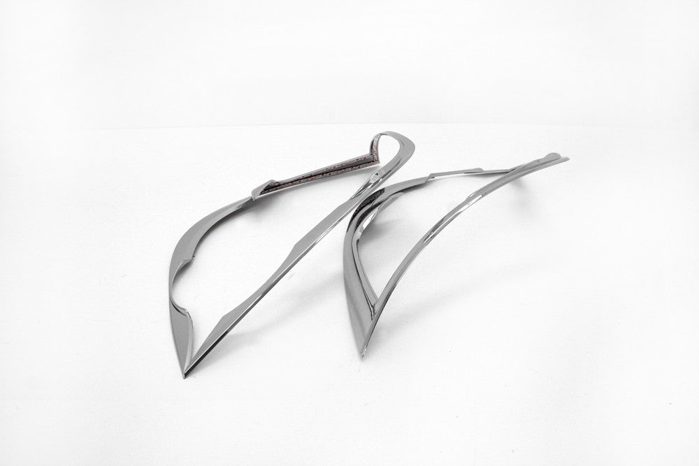 Auto Clover Chrome Tail Light Trim Set for Chevrolet Aveo 2011+