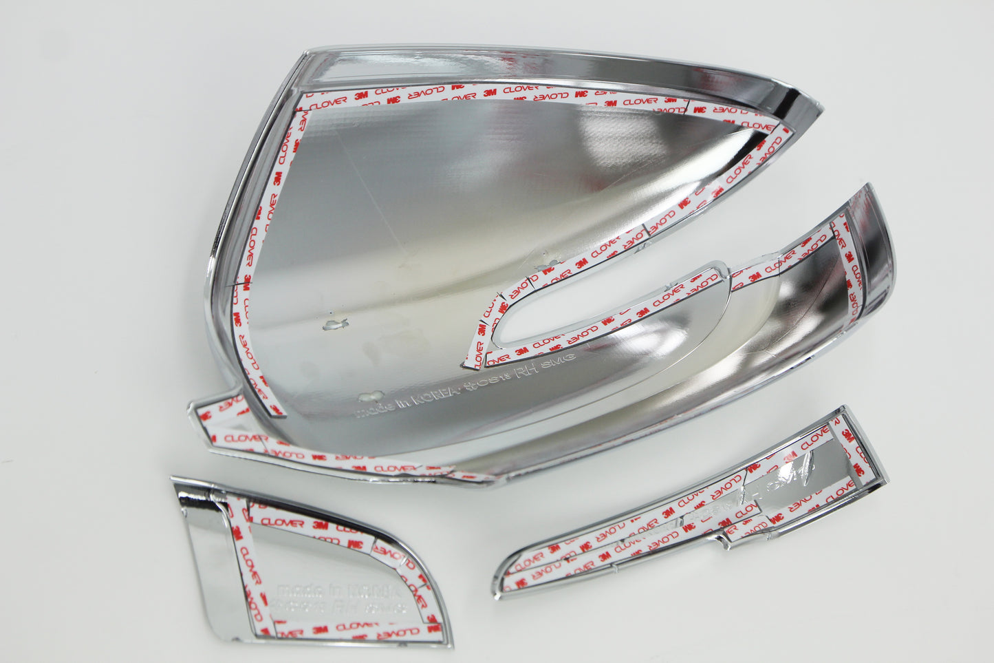 Auto Clover Chrome Wing Mirror Cover Trim Set for Kia Carens 2013+