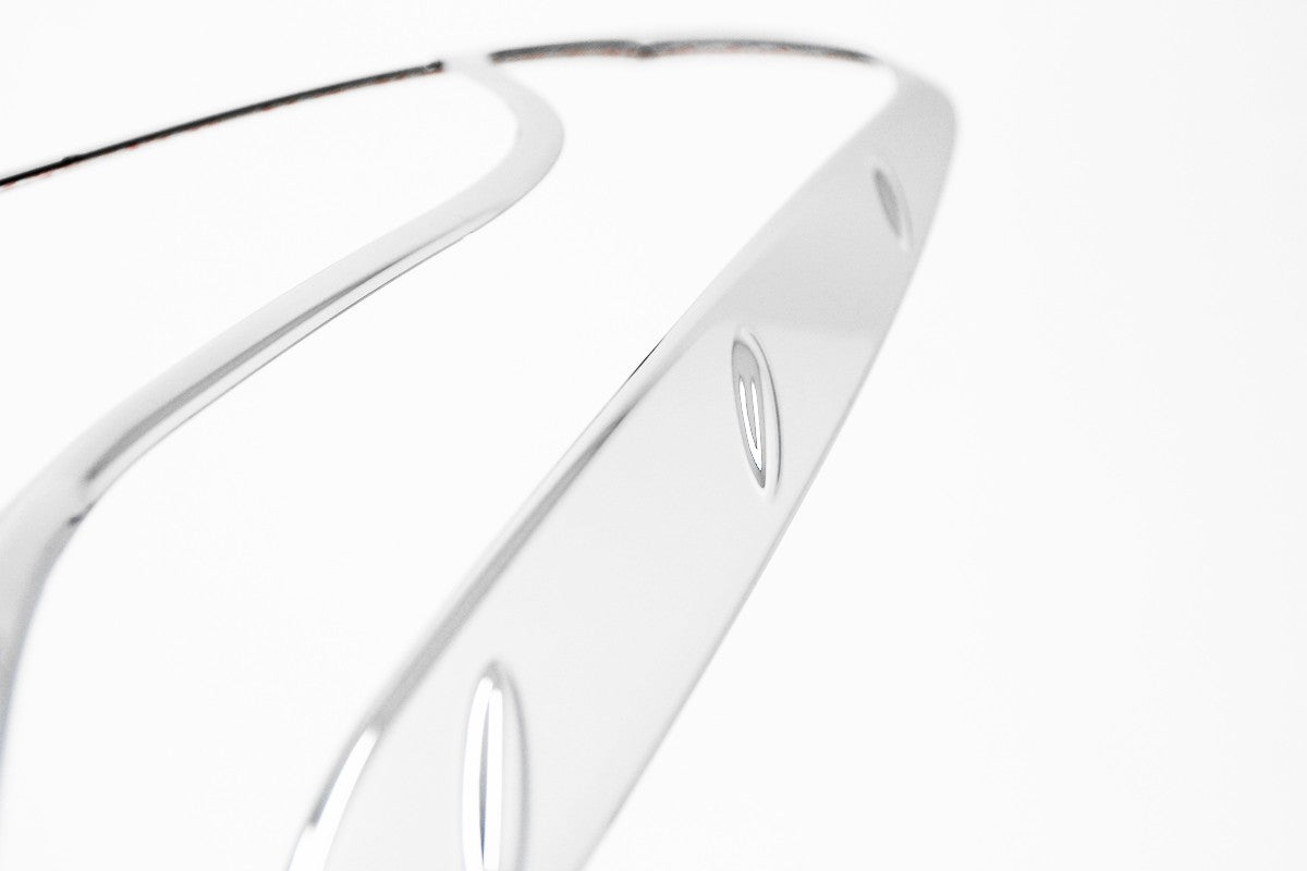 Auto Clover Chrome Headlight Lamp Trim Set for Chevrolet Trax 2012 - 2016