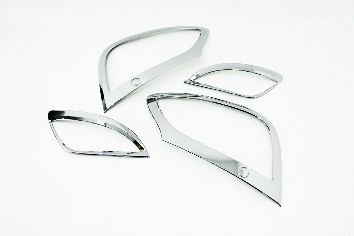 Auto Clover Chrome Fog Lights Surrounds Trim Set for Hyundai IX35 2010 - 2015