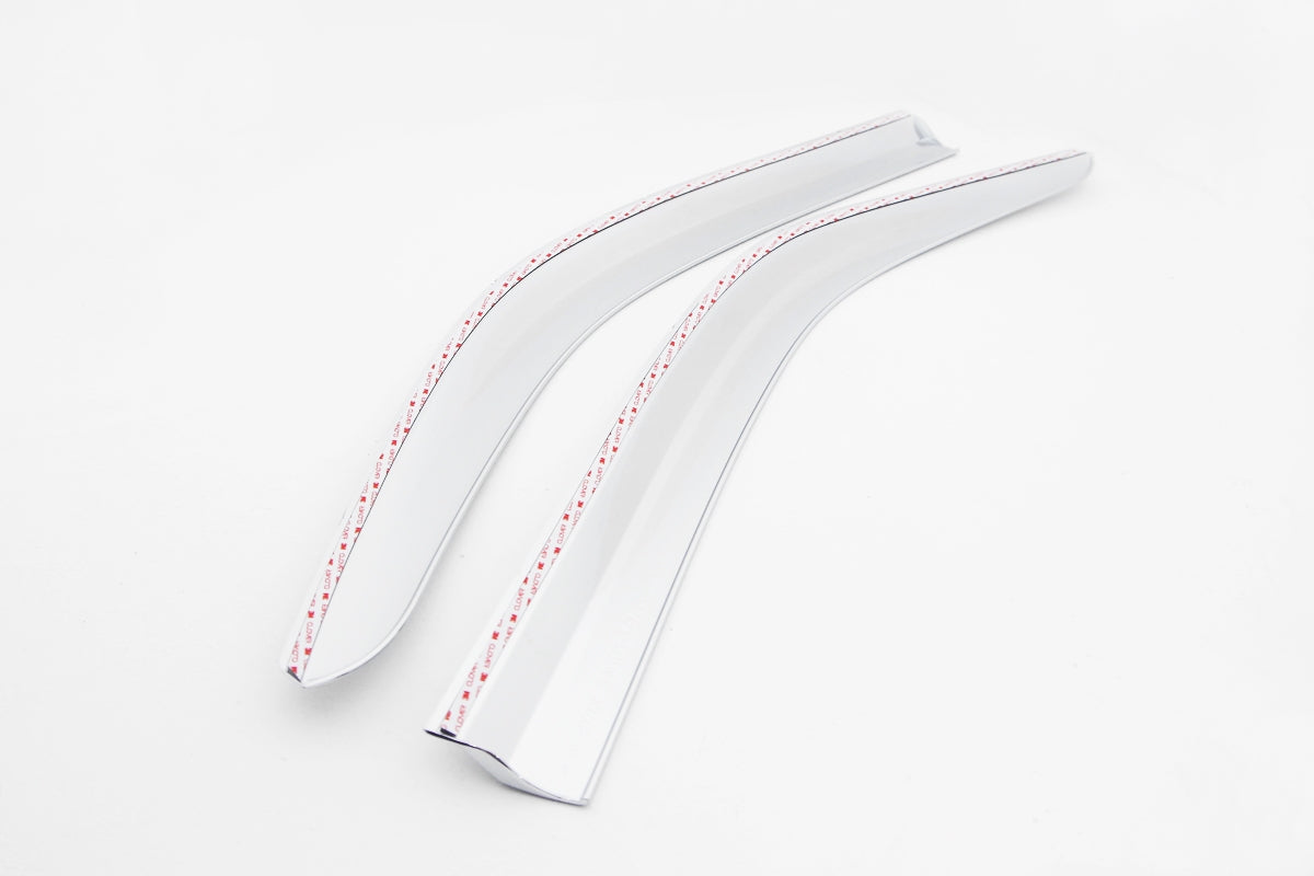 Auto Clover Chrome Wind Deflectors for Volkswagen Transporter T5 / T6 (2 pieces)