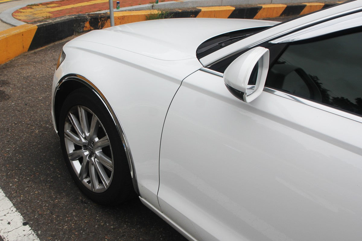 Auto Clover Chrome Wheel Arch Trim Set for Audi A6 2011 - 2018