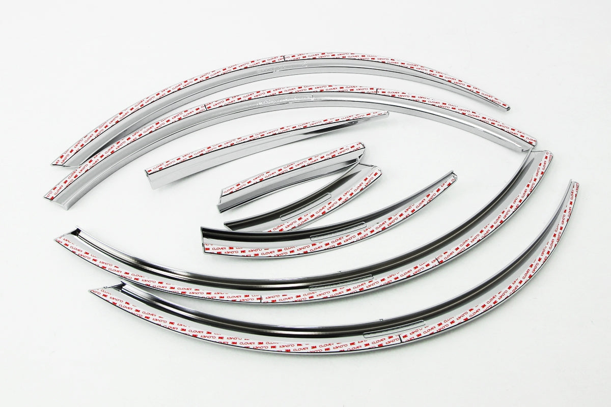 Auto Clover Chrome Wheel Arch Trim Set for Kia Sportage 2010 - 2015