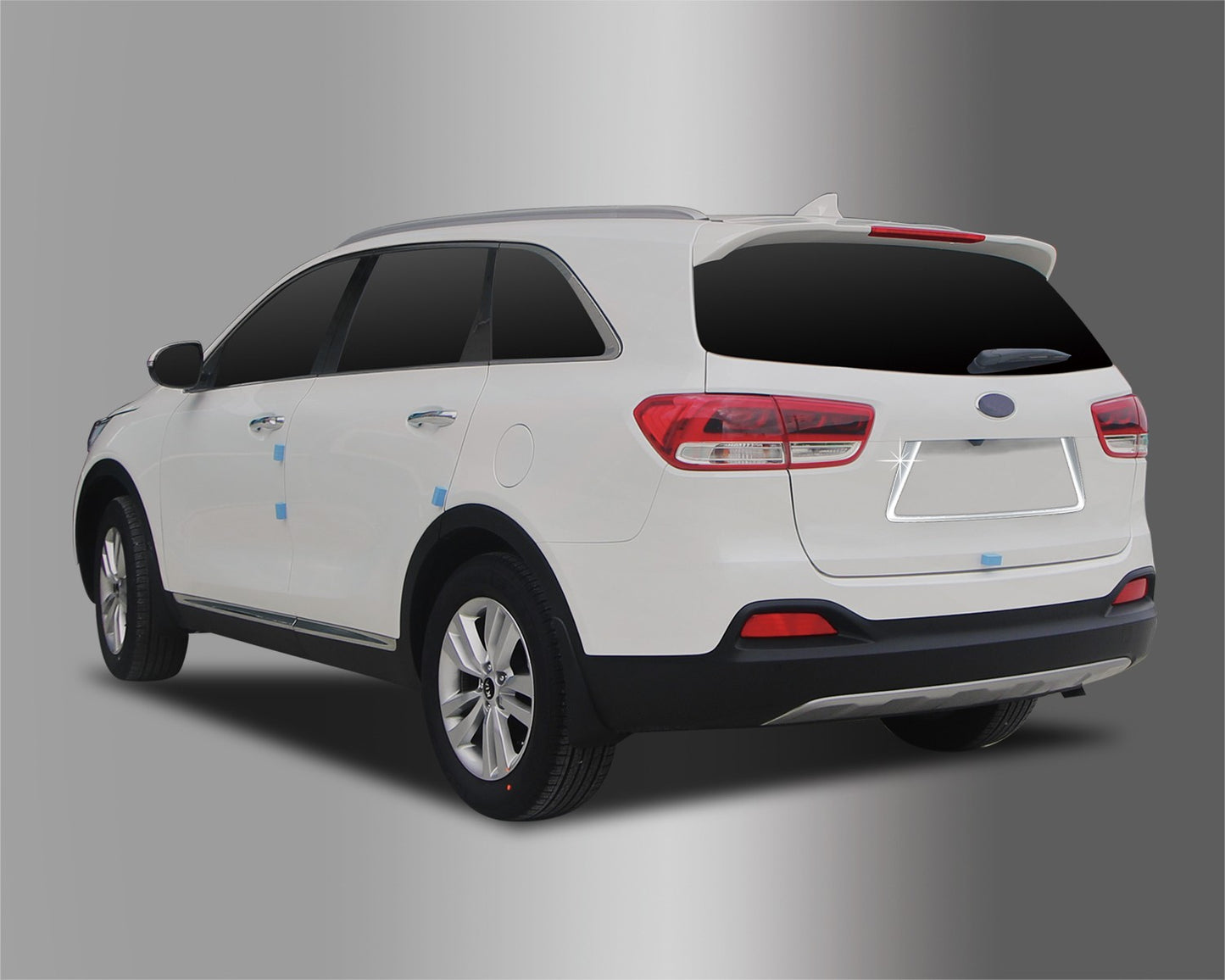 Auto Clover Chrome Rear Number Plate Surround Trim for Kia Sorento 2015 - 2020