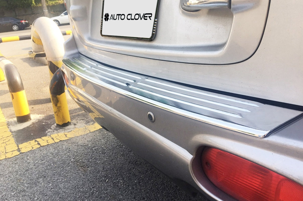 Auto Clover Chrome Rear Bumper Boot Protector for Hyundai Santa Fe 2001 - 2004