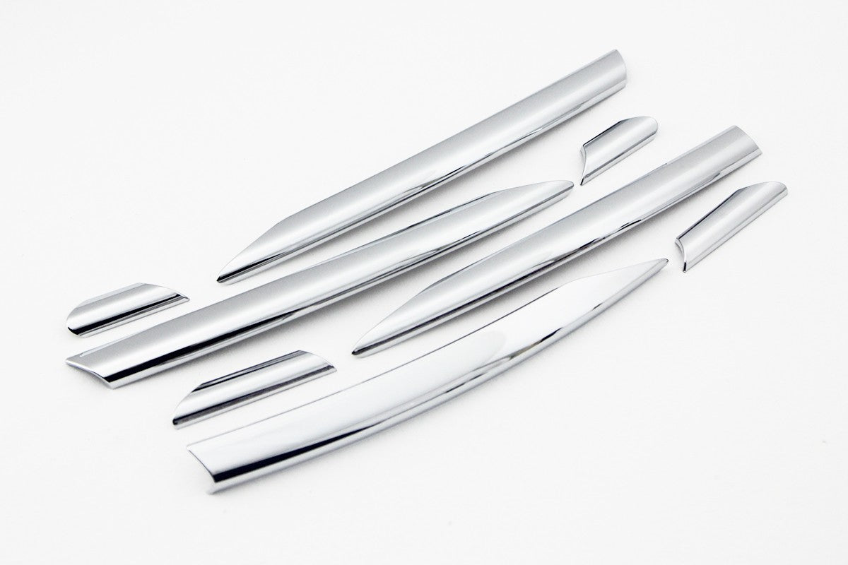 Auto Clover Chrome Fog Lamp Trim Set for Audi A6 2011 - 2014